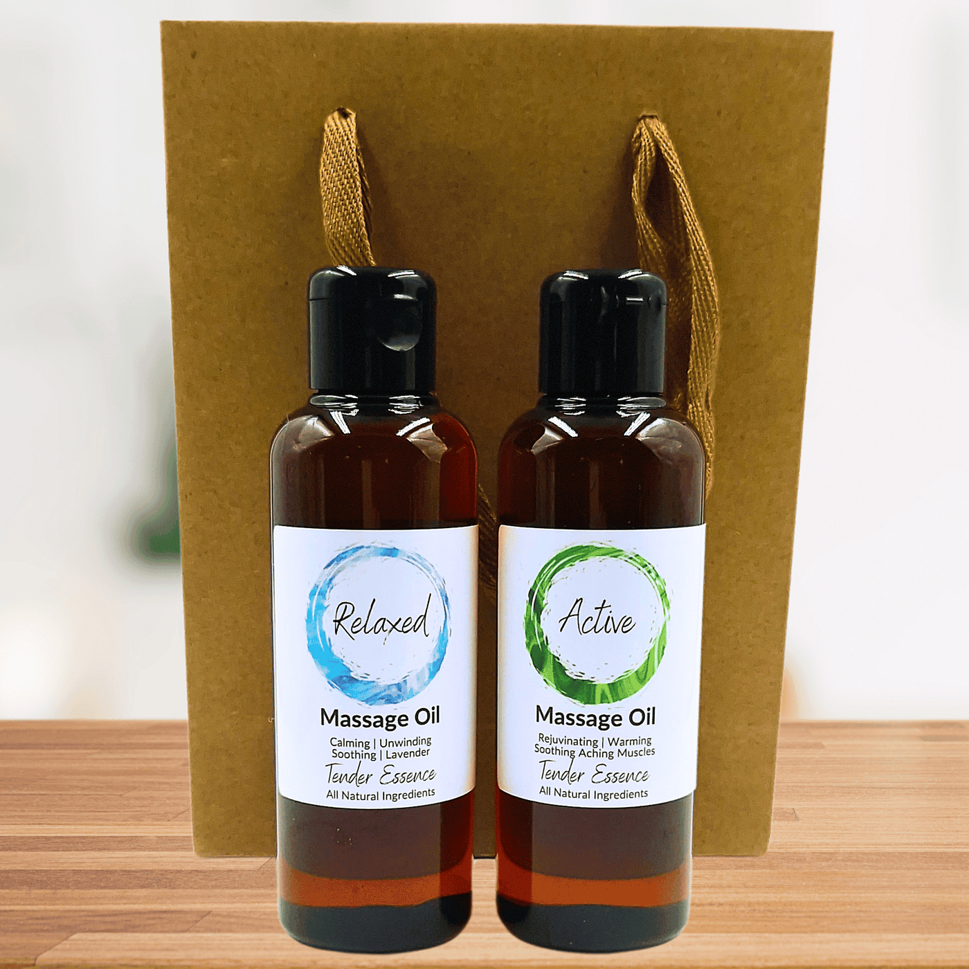 Relaxed & Active Massage Oil Set