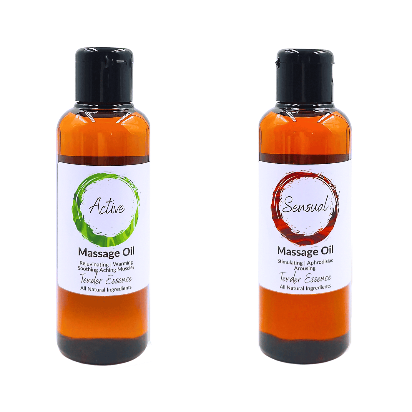 Active & Sensual Massage Oil  - 2 Bottle Gift Set