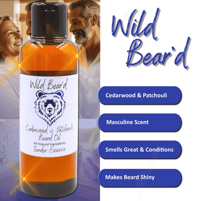 Wild Bear'd Cedarwood & Patchouli Beard Oil