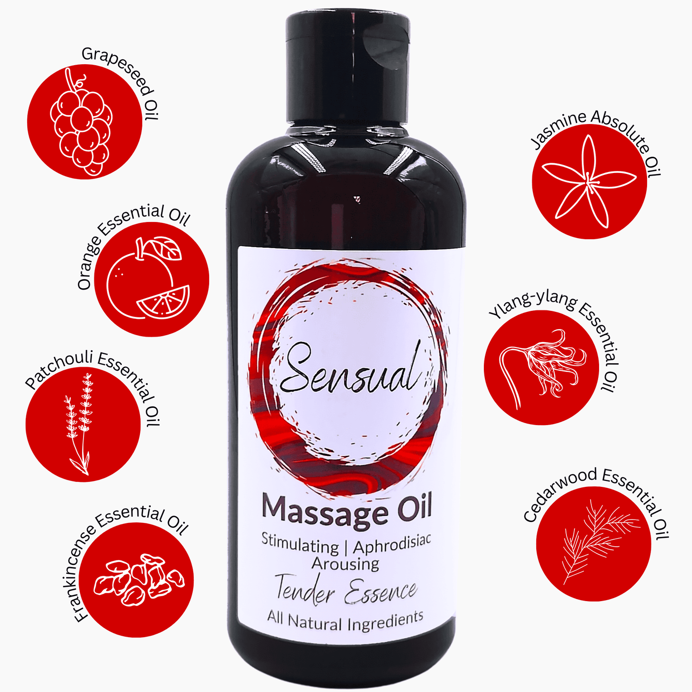 Sensual & Romantic Pure Massage Oil