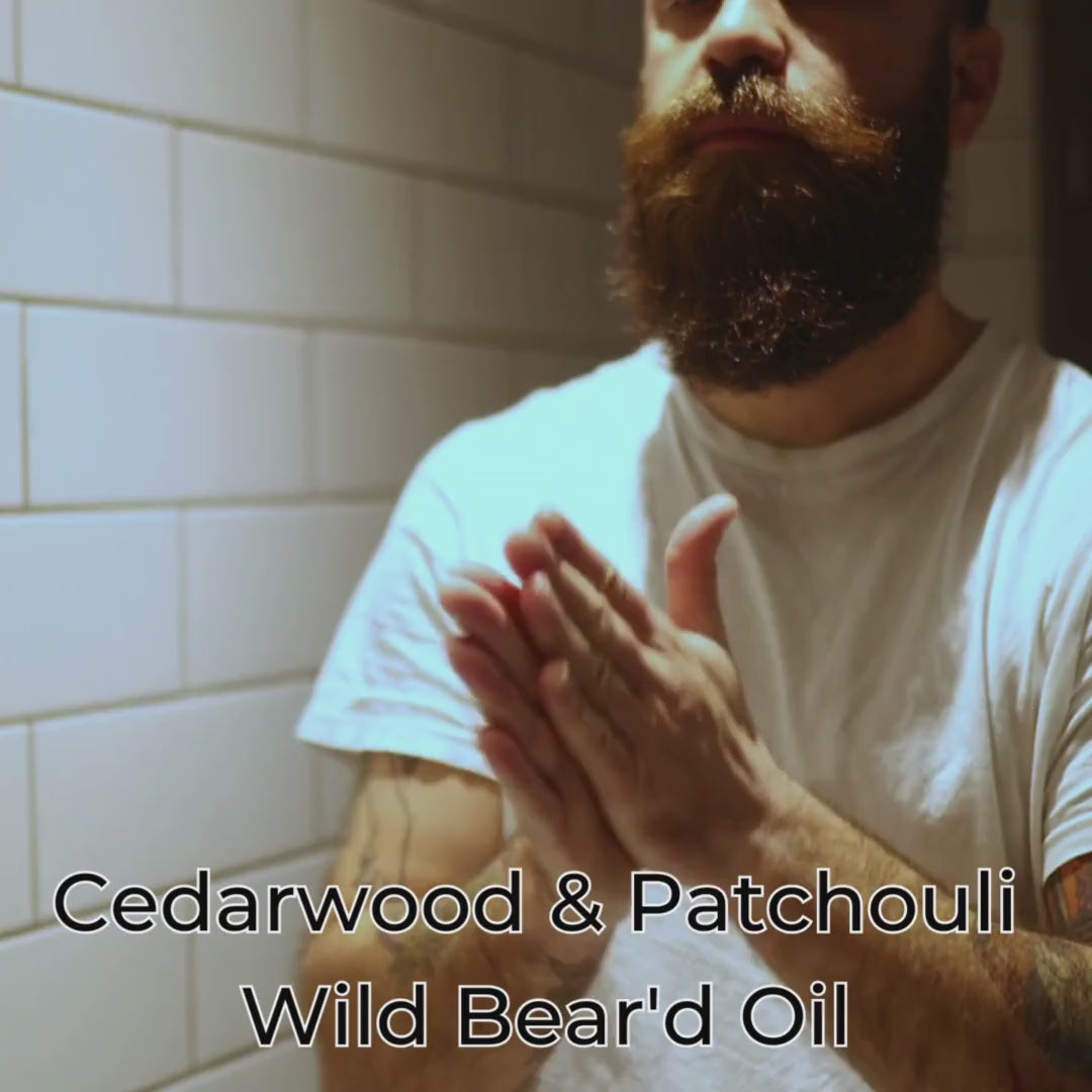 Wild Bear'd Cedarwood & Patchouli Beard Oil