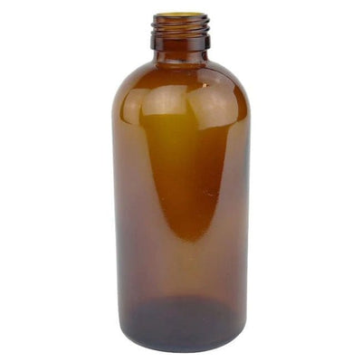 300ml Amber 'Boston' Style Glass Bottle - Tender Essence