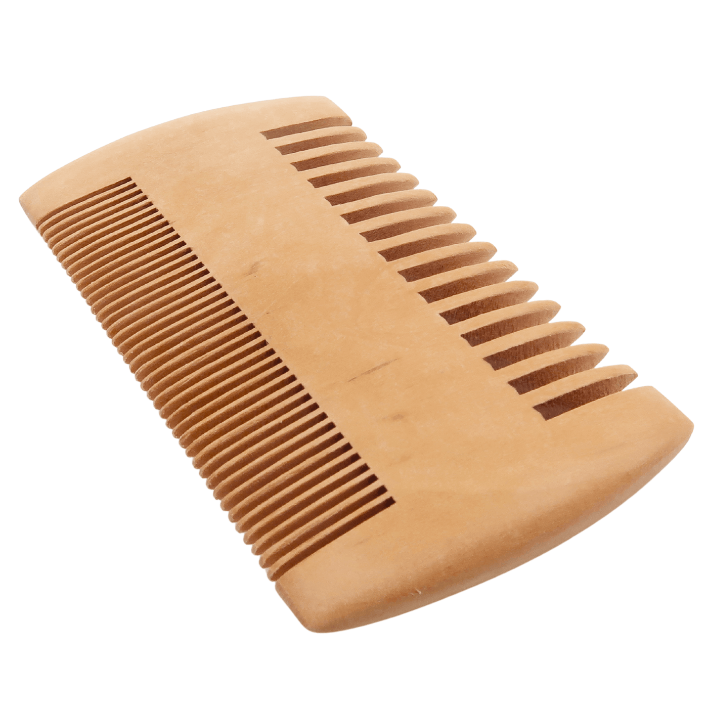 2 Sided Beard Comb - Luxury Pear Wood