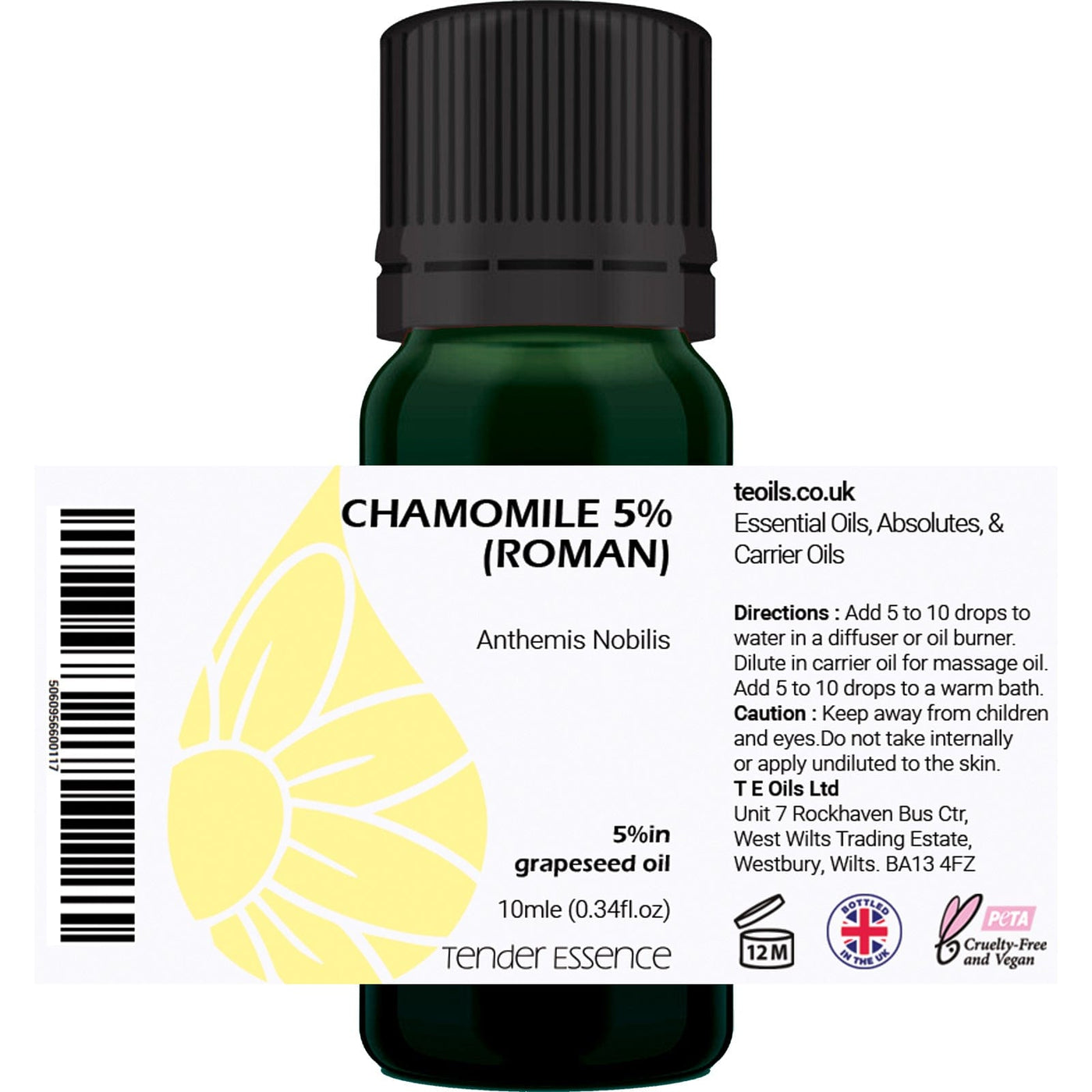 Chamomile Roman (5% Dilute) Essential Oil