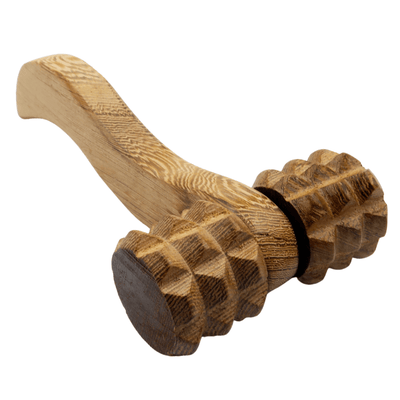 TranquilTouch Wood Massager: Rejuvenating Roller Therapy